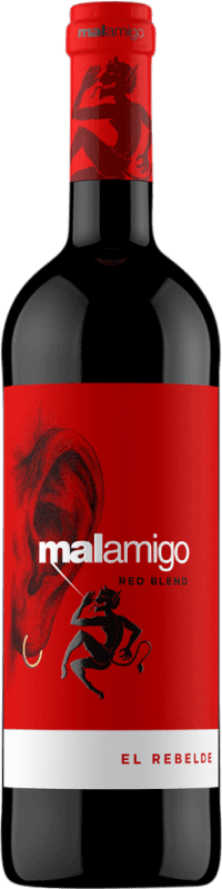 Бесплатная доставка | Красное вино Malamigo El Rebelde молодое Castilla la Mancha y Madrid Испания 75 cl