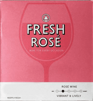 Marie Brizard Fruits and Wine Fraise Rosé — ロゼ バッグ・イン・ボックス 3 L