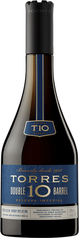 Spedizione Gratuita | Brandy Torres Double Barrel Catalogna Spagna 10 Anni 70 cl