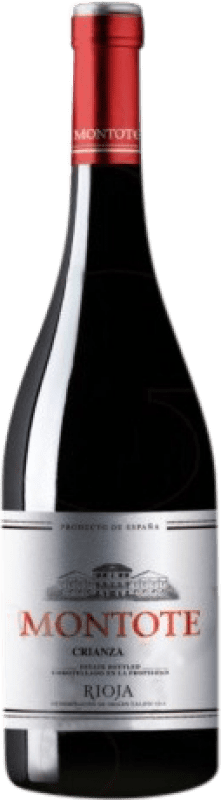 免费送货 | 红葡萄酒 Montote Crianza — 陈酿 D.O.Ca. Rioja 拉里奥哈 西班牙 Tempranillo — 丹魄, Garnacha — 歌海娜, Graciano — 格拉西亚诺, Cariñena — 佳丽酿 75 cl