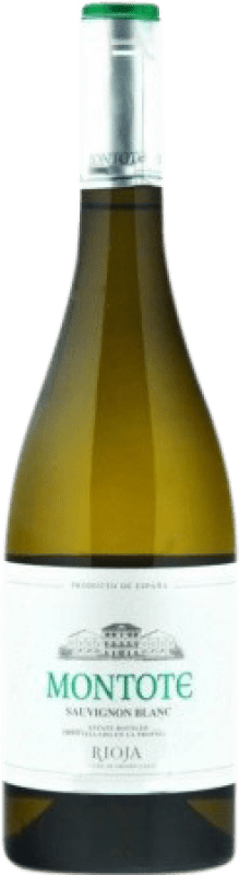 Free Shipping | White wine Montote Aged D.O.Ca. Rioja The Rioja Spain Sauvignon White 75 cl