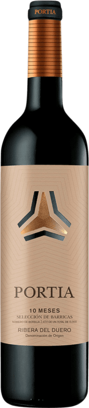 17,95 € 送料無料 | 赤ワイン Portia Selección de Barricas 10 Meses オーク D.O. Ribera del Duero