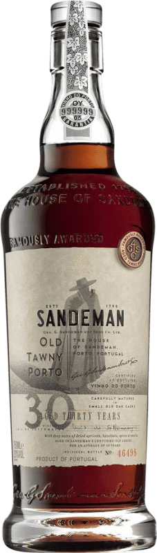 114,95 € | Vino Generoso Fortificado Sandeman Porto I.G. Porto Oporto Portugal Tempranillo, Touriga Nacional, Tinta Amarela, Tinta Cão, Tinta Barroca 30 Años 75 cl