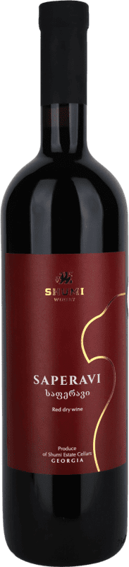 Free Shipping | Fortified wine Shumi Kagor Saperavi Georgia 75 cl