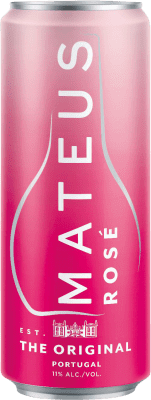 Free Shipping | Rosé wine Sogrape Mateus Rose Young Portugal Can 25 cl