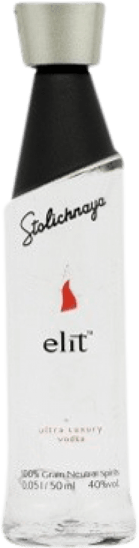 3,95 € Envoi gratuit | Vodka Stolichnaya Elit Mini-Bouteille 5 cl