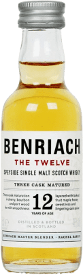5,95 € | Whisky Single Malt The Benriach Speyside Regno Unito 12 Anni Bottiglia Miniatura 5 cl