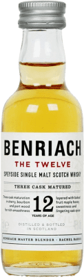 Whisky Single Malt The Benriach 12 Anos Garrafa Miniatura 5 cl