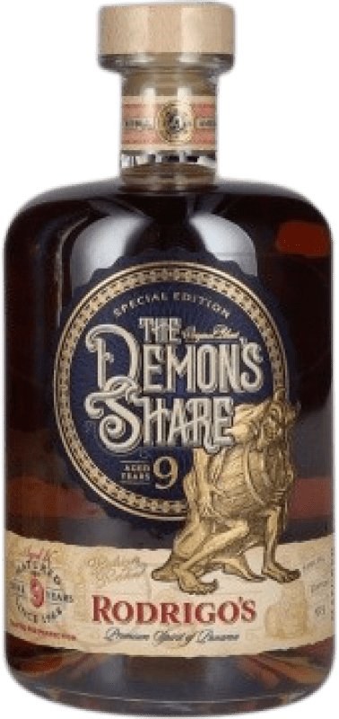 66,95 € Free Shipping | Rum The Demon's Share Rodrigo's 9 Years