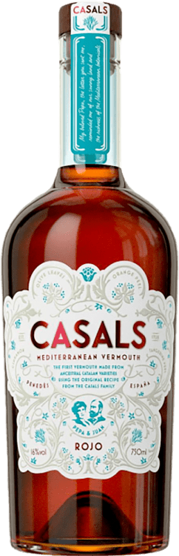 11,95 € | Вермут Torres Casals Tinto — Красный, Mediterranean — Средиземноморская Испания 75 cl
