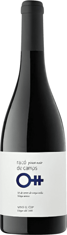 Free Shipping | Red wine El Cep Racó de Camps Negre Aged D.O. Penedès Catalonia Spain Pinot Black 75 cl