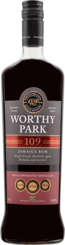 Бесплатная доставка | Ром Worthy Park 109 Ямайка 1 L