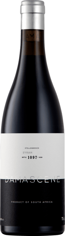 Free Shipping | Red wine Damascene I.G. Stellenbosch Stellenbosch South Africa Syrah 75 cl