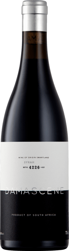 Kostenloser Versand | Rotwein Damascene W.O. Swartland Swartland Südafrika Syrah 75 cl