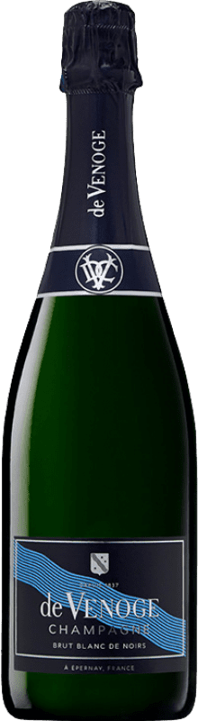 Бесплатная доставка | Белое игристое De Venoge Cordon Bleu Blanc de Noirs A.O.C. Champagne шампанское Франция 75 cl