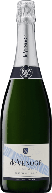 Envoi gratuit | Blanc mousseux De Venoge Cordon Bleu Brut A.O.C. Champagne Champagne France Bouteille Magnum 1,5 L