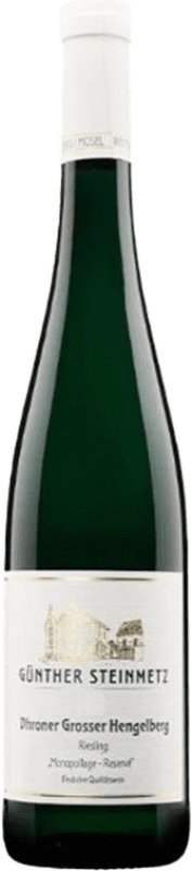 Envio grátis | Vinho branco Günther Steinmetz Dhroner Grosser Hengelberg Monopollage Reserva V.D.P. Grosse Lage Mosel Alemanha Riesling 75 cl