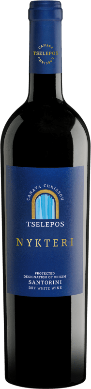 Free Shipping | White wine Ktima Tselepos Nitkery P.D.O. Santorini Santorini Greece Assyrtiko 75 cl