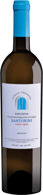 29,95 € | 白酒 Ktima Tselepos P.D.O. Santorini Santorini 希腊 Assyrtiko 75 cl