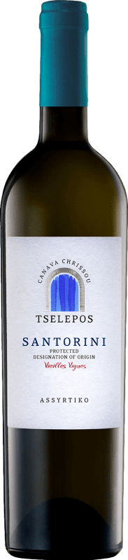 54,95 € Envío gratis | Vino Blanco Ktima Tselepos P.D.O. Santorini