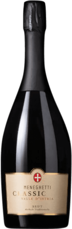 Free Shipping | White sparkling Meneghetti Classic Croatia 75 cl