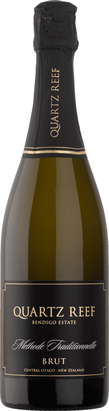 Бесплатная доставка | Белое игристое вино Quartz Reef Brut — брют Традиционный I.G. Central Otago Центральная Отаго Новая Зеландия Pinot Noir — Пино Нуар 75 cl