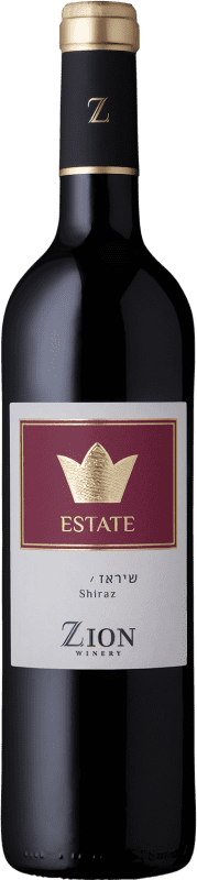 Free Shipping | Red wine Zion Estate I.G. Galilee Israel Syrah 75 cl