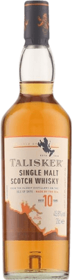 送料無料 | ウイスキーシングルモルト Talisker 諸島 イギリス 10 年 小型ボトル 20 cl