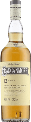 Kostenloser Versand | Single Malt Whisky Cragganmore Schottland Großbritannien 12 Jahre Kleine Flasche 20 cl