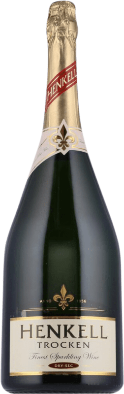 Envoi gratuit | Blanc mousseux Henkell Brut Allemagne Bouteille Jéroboam-Double Magnum 3 L