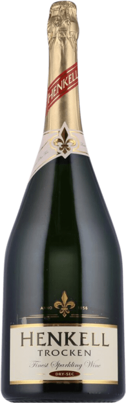 99,95 € | White Sparkling Wine Henkell Brut Germany Jéroboam-Double Magnum Bottle 3 L