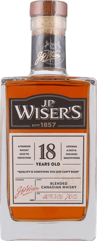 Kostenloser Versand | Blended Whisky J.P. Wisers Kanada 18 Jahre 70 cl