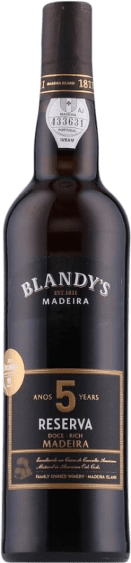 Free Shipping | Fortified wine Blandys Madeira Sweet Reserve I.G. Madeira Madeira Portugal 5 Years Medium Bottle 50 cl