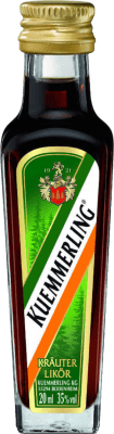 19,95 € Spedizione Gratuita | Scatola da 25 unità Liquore alle erbe Kümmerling Bottiglia Miniatura 2 cl