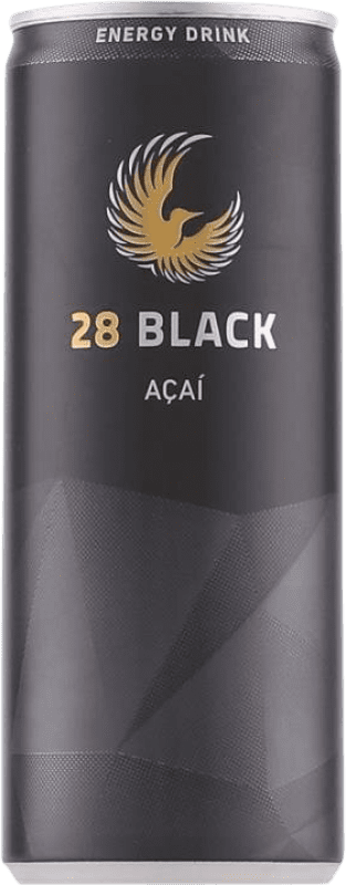 免费送货 | 饮料和搅拌机 28 Black. Açaí 德国 铝罐 25 cl