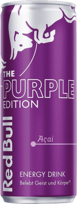 Free Shipping | 24 units box Soft Drinks & Mixers Red Bull Energy Drink Açai The Purple Edition Austria Can 25 cl