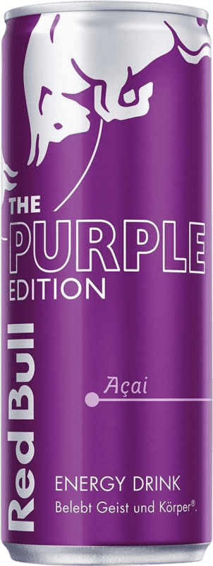 Free Shipping | 24 units box Energy Drink Red Bull Energy Drink The Purple Limited Edition Austria Can 25 cl Açai