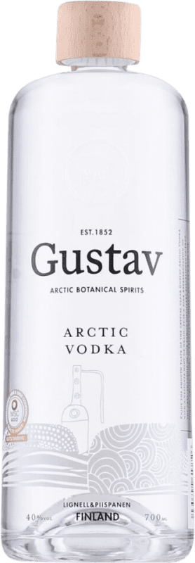 Envio grátis | Vodca Gustav Artic Finlândia 70 cl