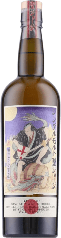 Free Shipping | Single Malt Whisky St. George Baller United States 75 cl