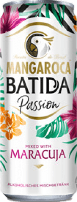 Envoi gratuit | Boîte de 12 unités Boissons et Mixers Mangaroca Batida Passion Brésil Canette 25 cl