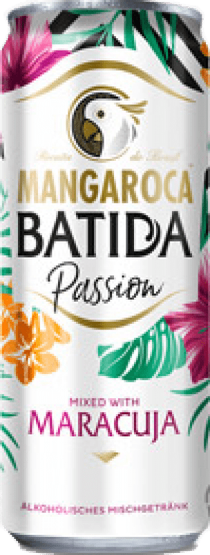 Бесплатная доставка | Коробка из 12 единиц Напитки и миксеры Mangaroca Batida Passion Бразилия Банка 25 cl Бесплатная доставка | Коробка из 12 единиц Напитки и миксеры Mangaroca Batida Passion Бразилия Банка 25 cl