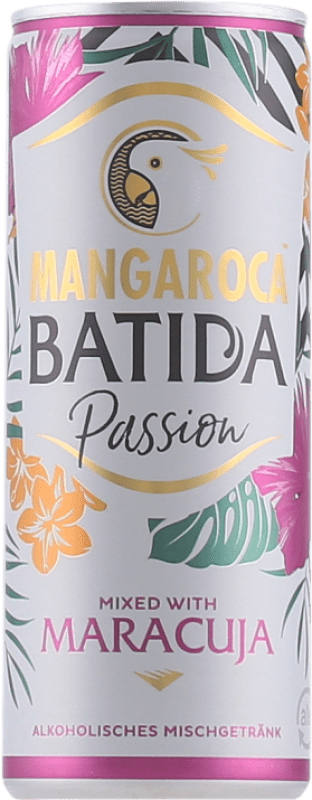 Envio grátis | Refrescos e Mixers Mangaroca Batida Passion Brasil Lata 33 cl