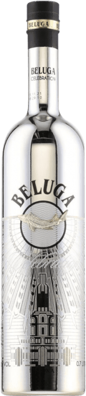 Envio grátis | Vodca Mariinsk Beluga Celebration Montenegro 70 cl