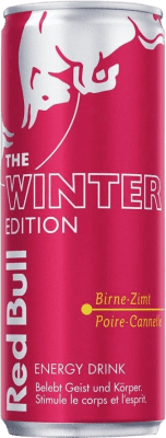 Free Shipping | Energy Drink Red Bull Energy Drink The Winter Limited Edition Austria Can 25 cl Zimt — Cinnamon, Birne — Pear