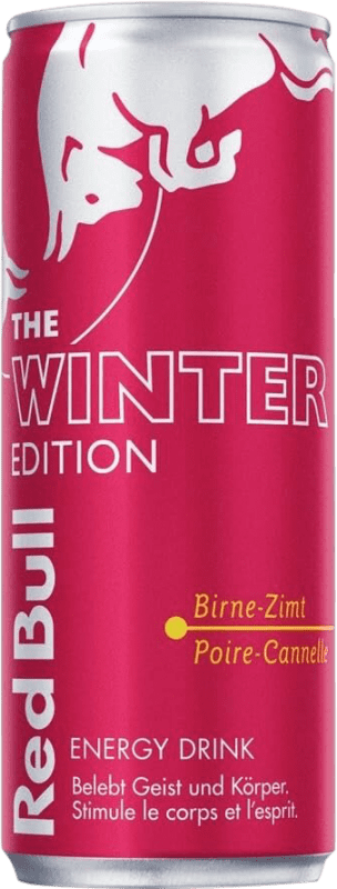 Kostenloser Versand | Energydrink Red Bull Energy Drink The Winter Limitierte Edition Österreich Dose 25 cl Zimt, Birne
