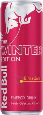 送料無料 | 24個入りボックス エナジードリンク Red Bull Energy Drink The Winter 限定版 オーストリア 缶 25 cl Zimt — シナモン, Birne — 梨