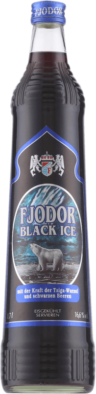 Spedizione Gratuita | Liquori Fjodor Black — Edizione Nera Russia 70 cl Ice — Ghiaccio