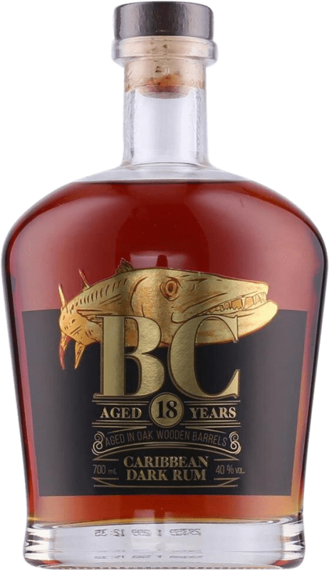 Envío gratis | Ron BC Caribbean Dark Panamá 18 Años 70 cl