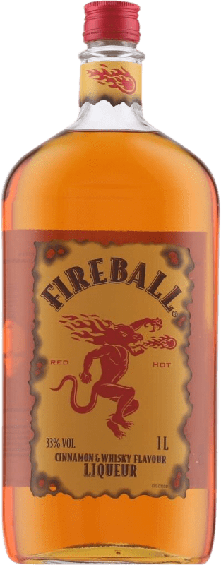 Envio grátis | Licores Fireball Cinnamon & Whisky Irlanda 1 L