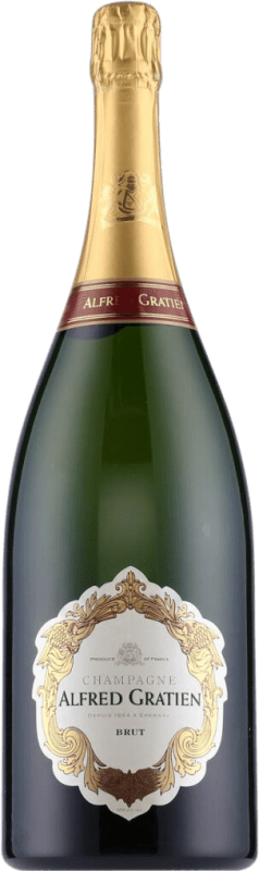 101,95 € Spedizione Gratuita | Spumante Bianco Alfred Gratien Brut Classico A.O.C. Champagne Bottiglia Magnum 1,5 L